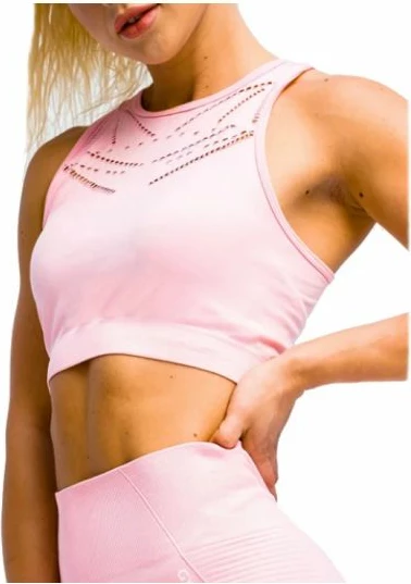 Top sportiv GymHero, për femra, rozë