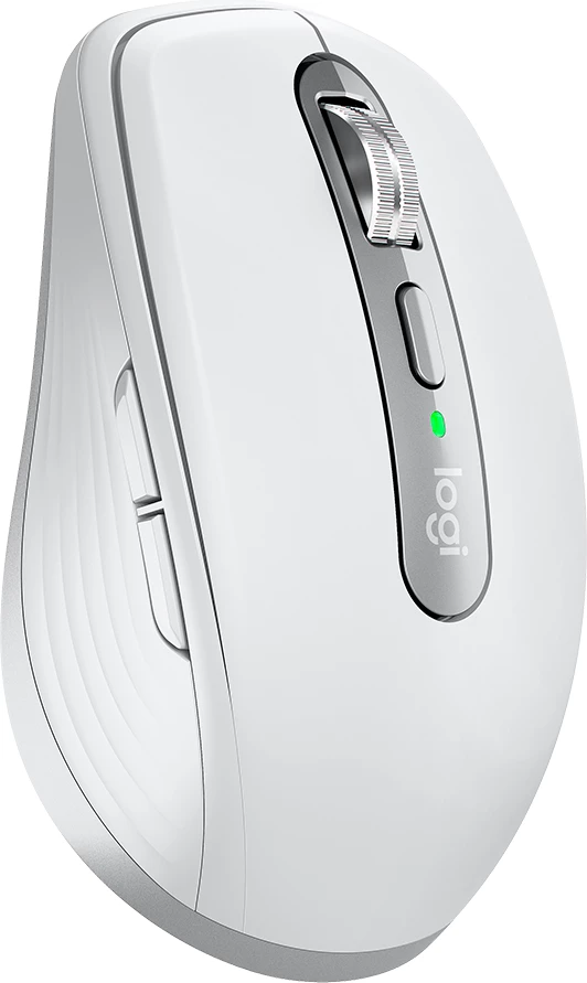 Maus Logitech MX Anywhere 3S Bluetooth/RF, 200-8000 DPI, USB-C, Pale Grey