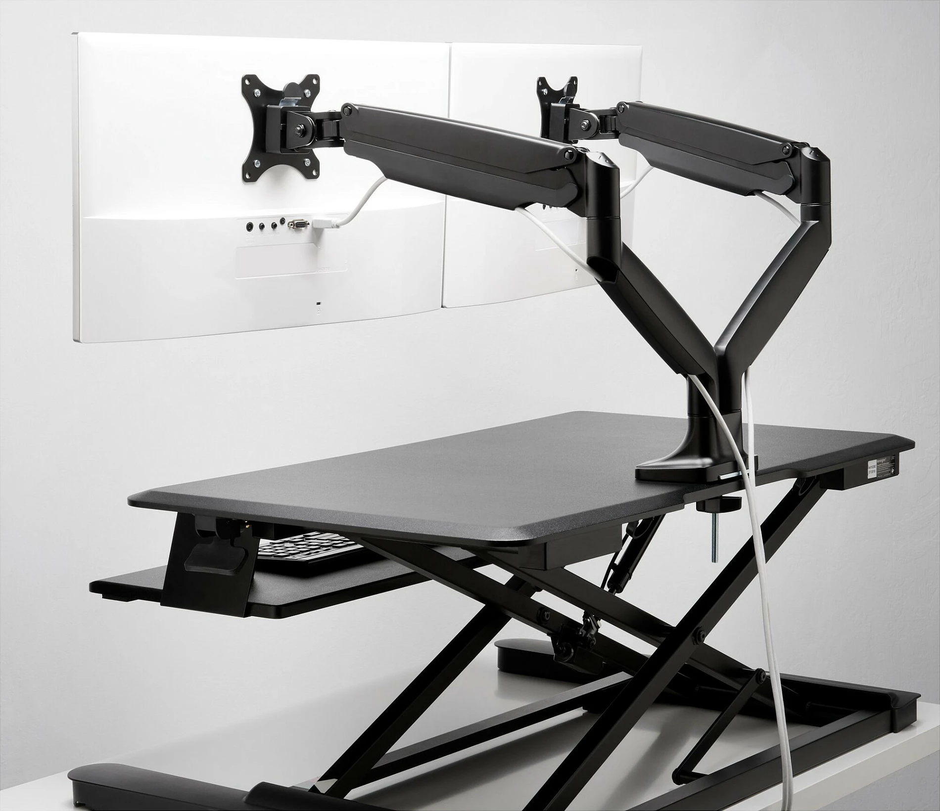 Krah monitori i dyfishtë Kensington SmartFit One-Touch, 13-34 inç, 9kg, i zi
