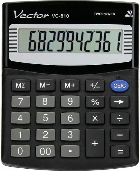 Kalkulator zyre Vector VC-810, 10 shifra, i zi