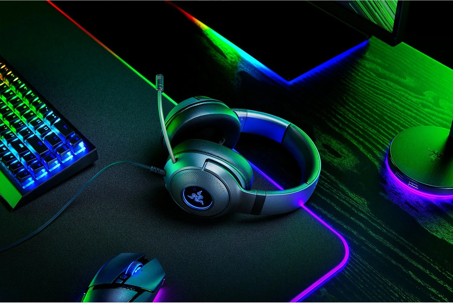 Kufje Razer Kraken V3 X, Wired, Gaming, 12 - 28000 Hz, 283 g, e zezë