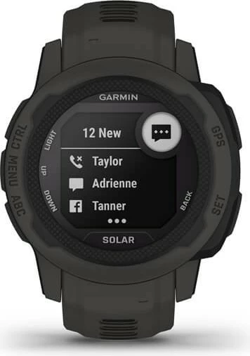 Smartwatch Garmin Instinct 2S Solar, GPS, 43 g, Graphite