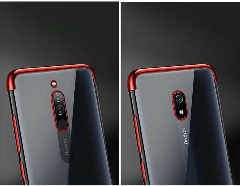 Mbështjellës Hurtel Clear Color 0.3mm për Xiaomi Redmi 8A, TPU, Kaltër/Transparent