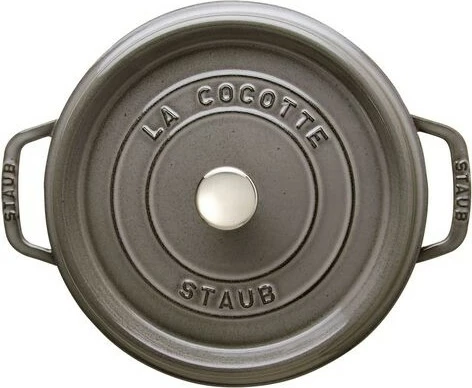 Enë pjekje Staub Cocotte 24cm 3.8L, gize, gri
