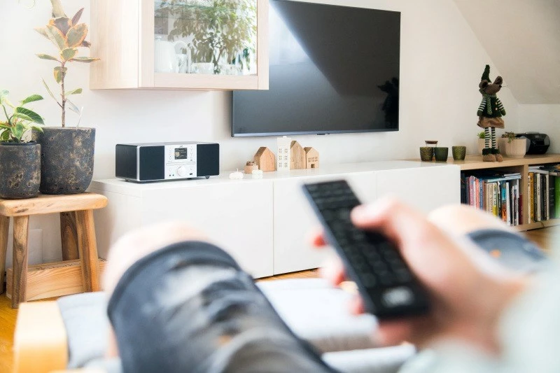 Radio boombox JVC RD-E874B, Bluetooth, 20 W, MP3, FM, E zezë/Argjendtë