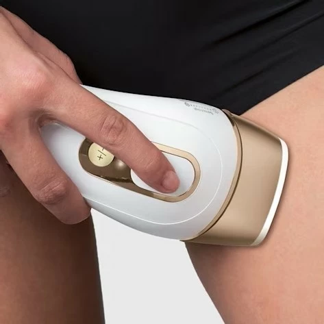 IPL depilator Braun Silk-expert Pro 5 PL5152, 10 nivele intensiteti, SensoAdapt, SkinPro 2.0, bardhë-ari