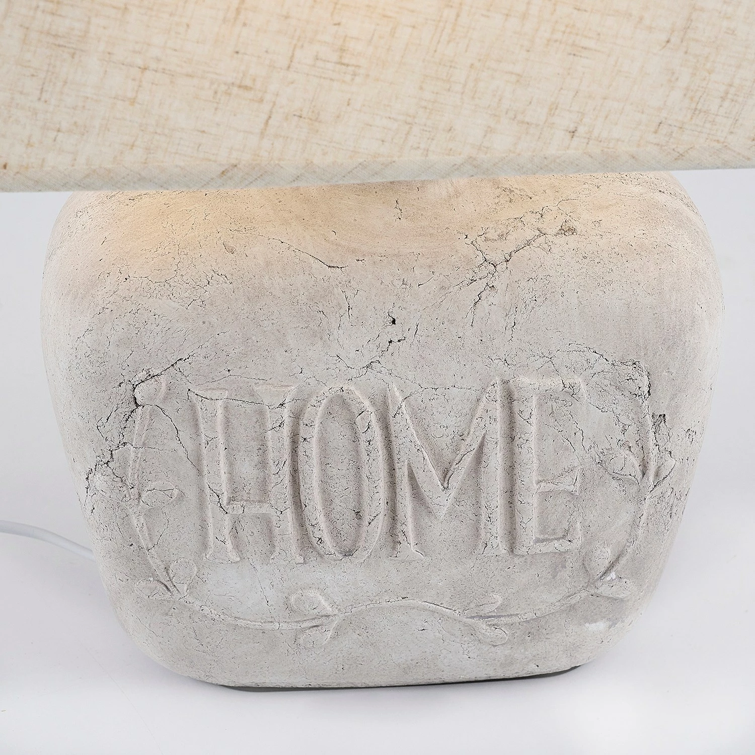 Llambë tavoline Opviq, 3050-6-01, porcelan, e bardhë