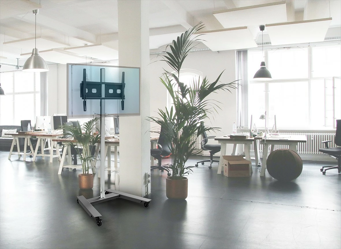 Karrocë për ekran Edbak TR5E, për 42-65 inç, VESA 100x100-600x400, 50 kg, e zezë