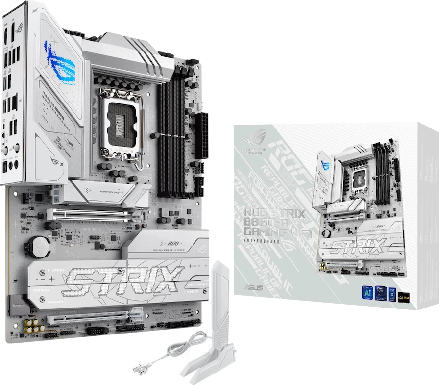 Pllakë amë ASUS ROG STRIX B860-A Gaming WiFi, ATX, LGA1851, DDR5, e bardhë