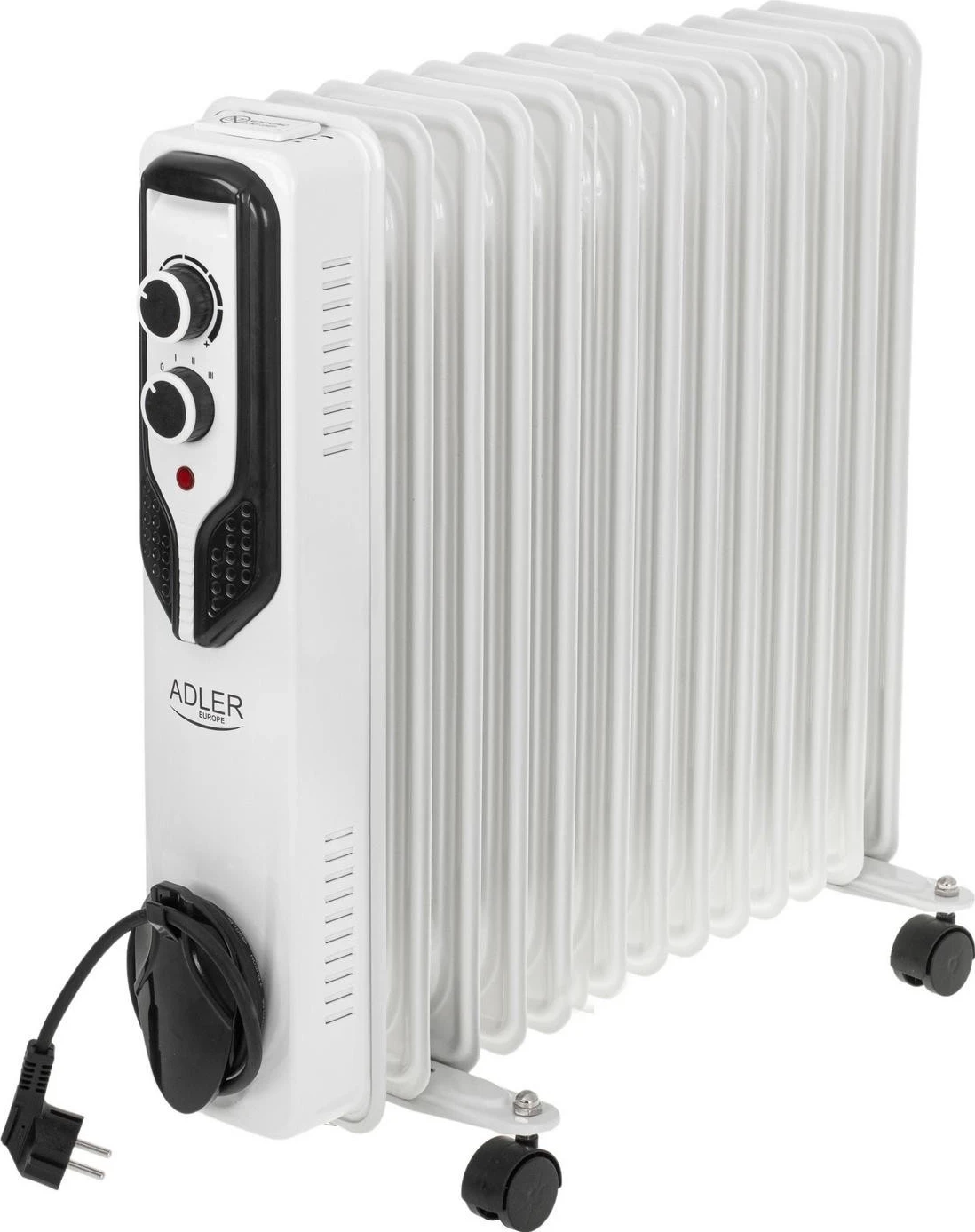 Radiator vajor Adler AD 7818, 2500W, 13 elemente, i bardhë