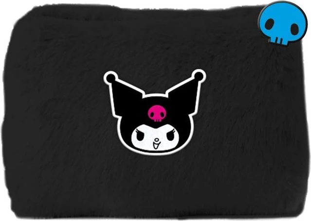 Kuti lapsash plush Pyramid International Kuromi, me zinxhir, e zezë