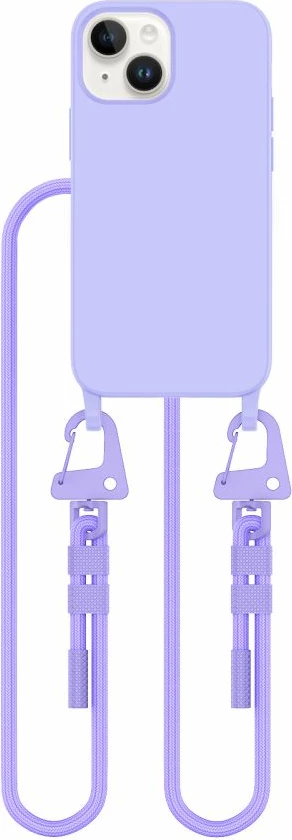 Mbështjellës Tech-Protect Magnecklace për iPhone 13 Mini, MagSafe, vjollcë me litar