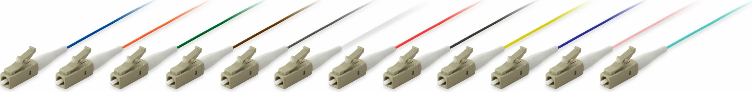 Pigtail fibër optike Equip LC/PC, OM3, 2.0m, shumëngjyrësh