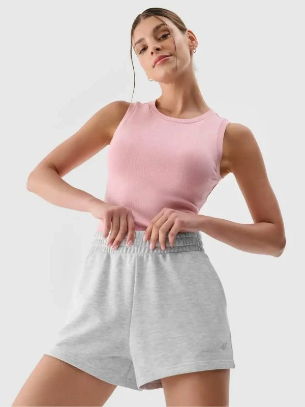 Shorce për femra 4F, të hirtë