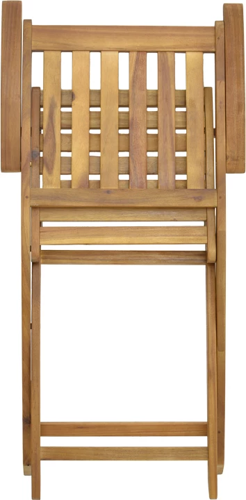 Tavolinë me karrige për terasë, Mobie-Jaybo, set prej 5 copash, dru akacie, 100x65x72cm