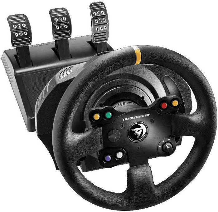 Timon garash Thrustmaster TX Racing Wheel Leather Edition 4460133 me pedale, i zi