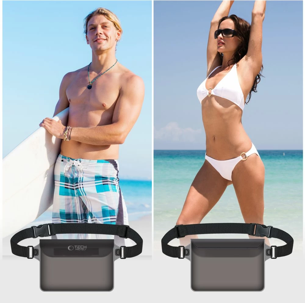 Çantë e papërshkueshme nga uji Tech-Protect UWP10, e zezë