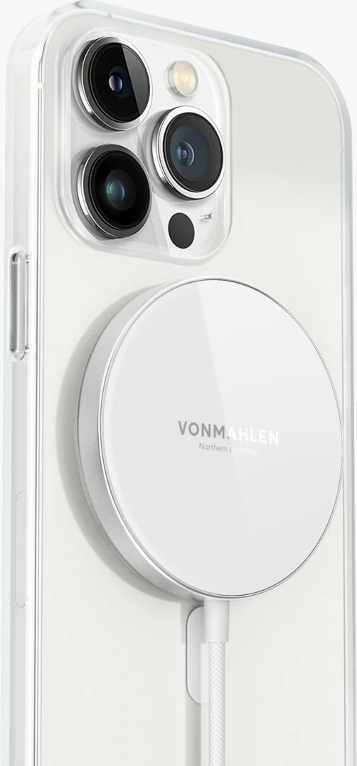 Karikues wireless Vonmählen Aura Mini magnet, kabllo bardhë