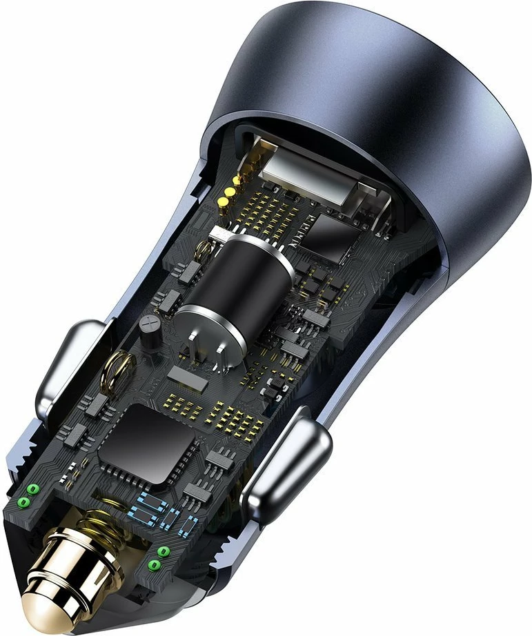Karikues makine Baseus Golden Contactor Pro, 2x USB, 40W, me kabllo USB-C, Gri
