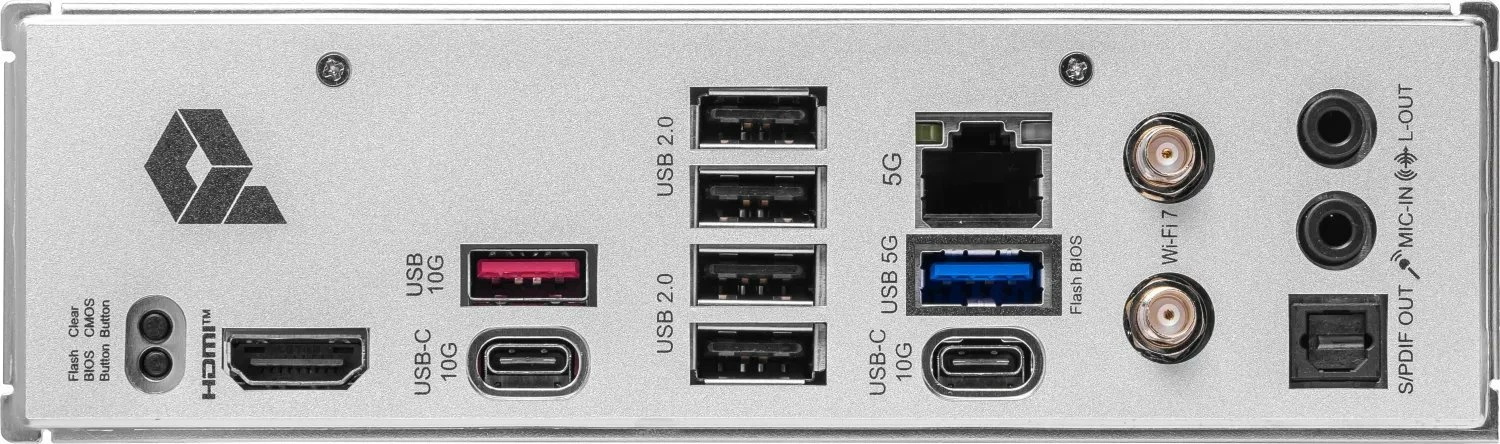 Pllakë amë MSI PRO B850-P WIFI, ATX, DDR5 deri 256GB, Wi‑Fi 7, Bluetooth, 5G LAN, PCIe 5.0, argjendtë/e zezë