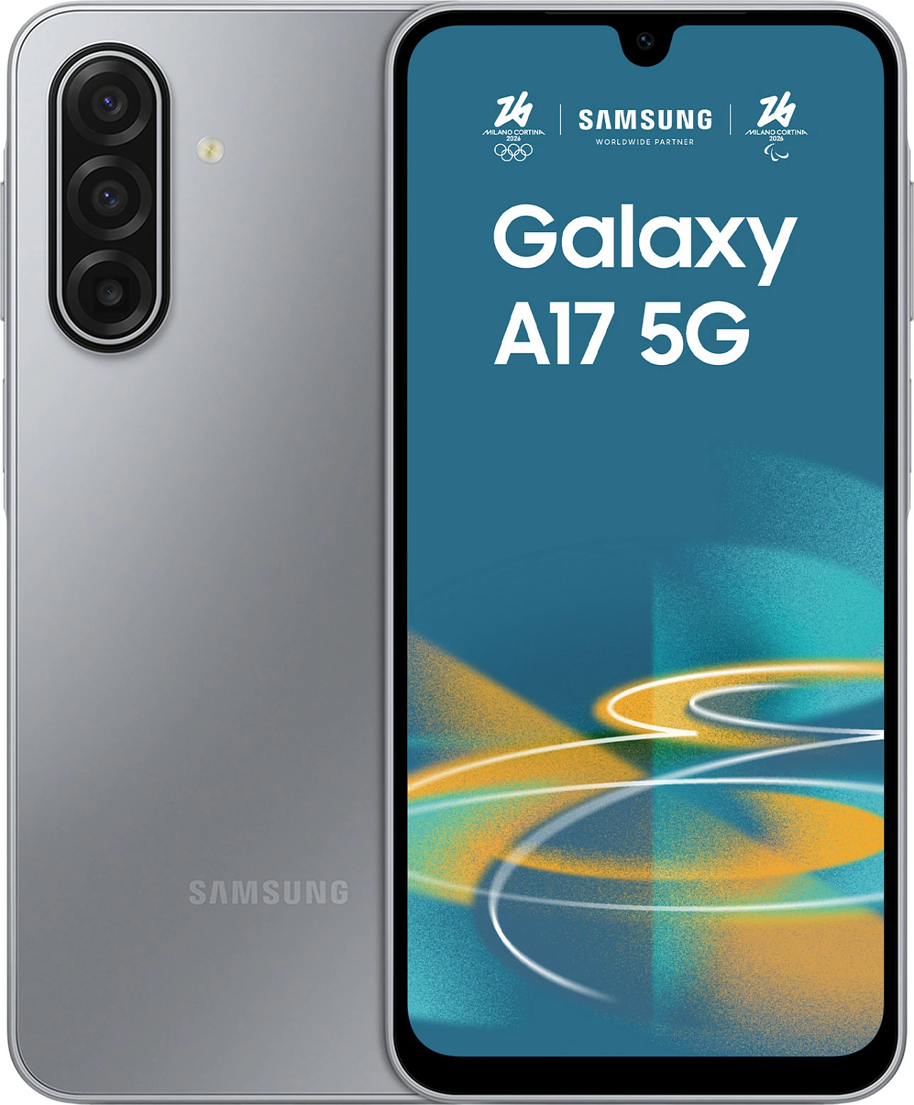 Celular Samsung Galaxy A17 5G, 6.7" Super AMOLED, 4GB/128GB, 50MP, Android 15, Gri