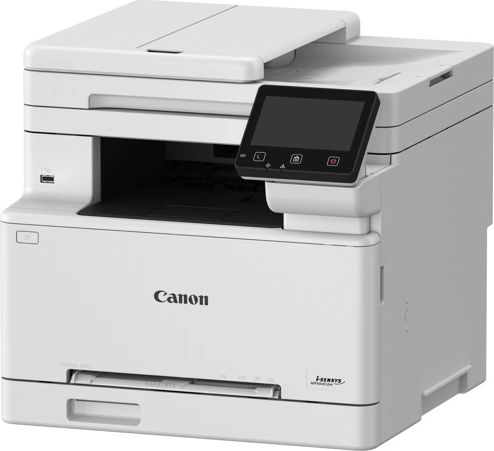 Printer laser Canon i-Sensys MF664Cdw, multifunksional, A4, i bardhë