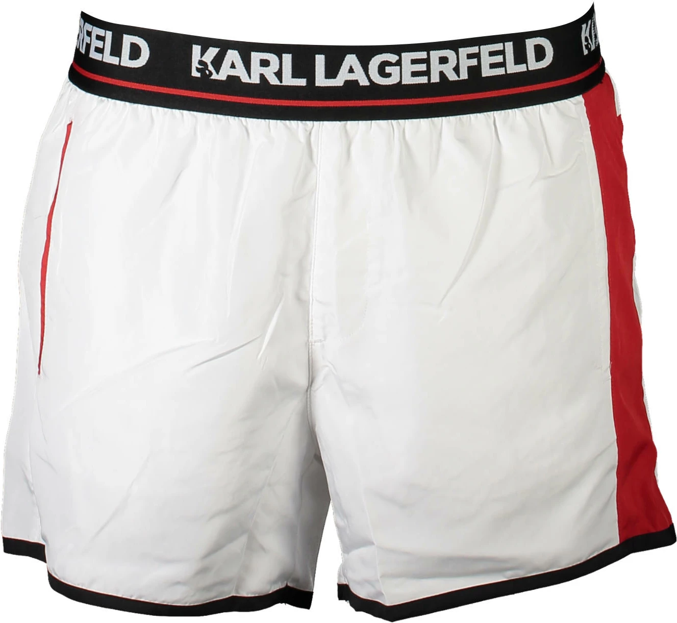 Shorce noti për meshkuj KARL LAGERFELD BEACHWEAR, të bardha