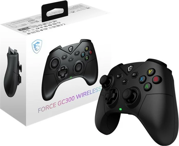 Kontroller MSI Force GC300 wireless, për PC/Android, i zi