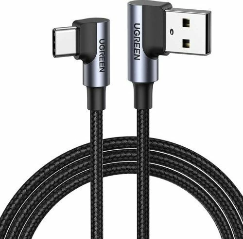 Kabllo USB-A në USB-C Ugreen US176 (UGR1467) 3 m 3A USB 2.0, e zezë