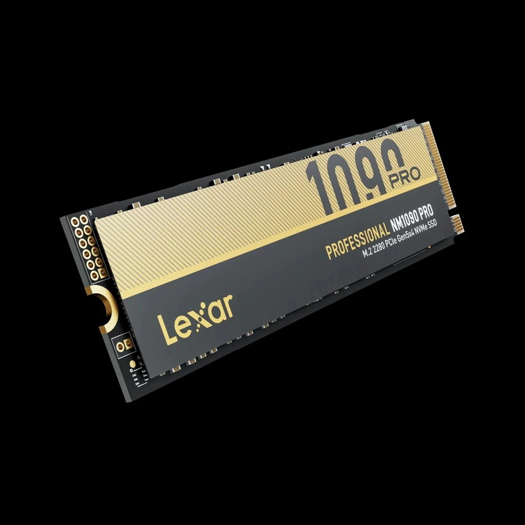 SSD Lexar NM1090 Pro 2TB, M.2, PCIe Gen5, 14000/13000 MB/s, e zezë