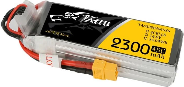 Bateri LiPo Tattu 2300mAh 14.8V 75C XT60 për dronë