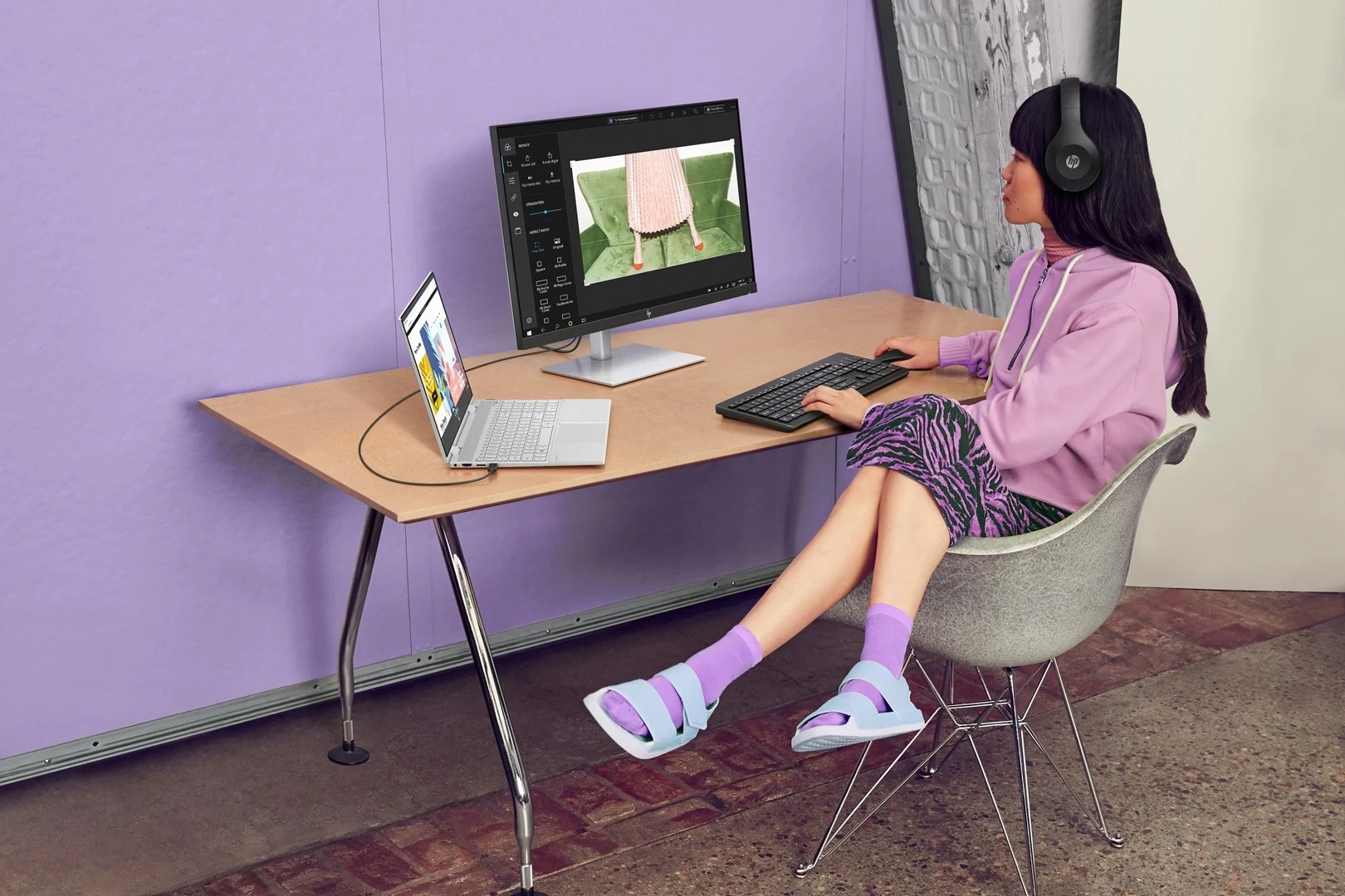 Maus dhe Tastaturë Wireless HP 230, e Zezë