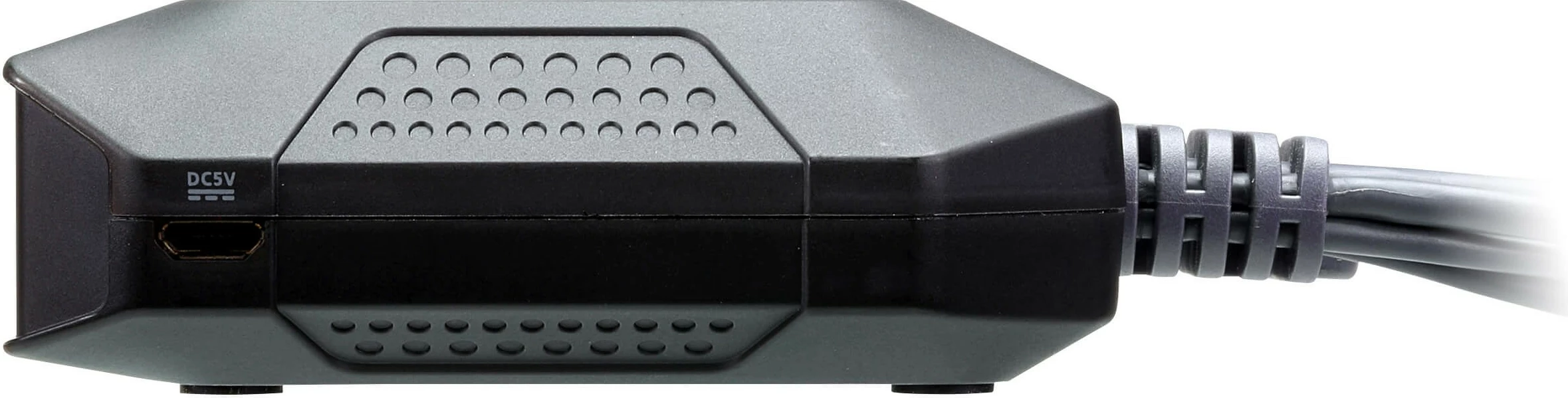 KVM switch ATEN CS22H, 2 porta, USB, HDMI 4K, e zezë