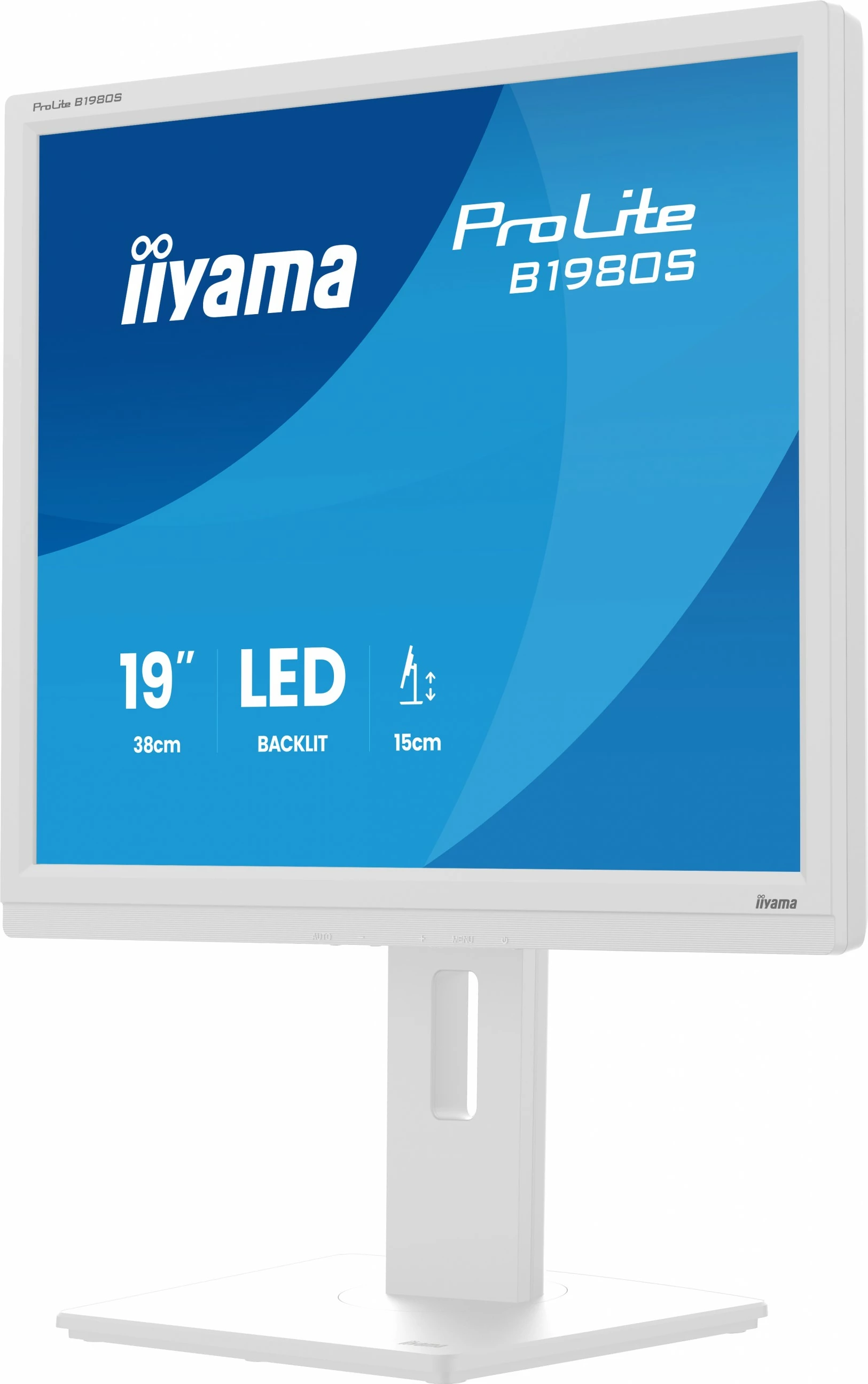 Monitor iiyama ProLite B1980S-W1, 19 inç, LED, 1280x1024, i bardhë