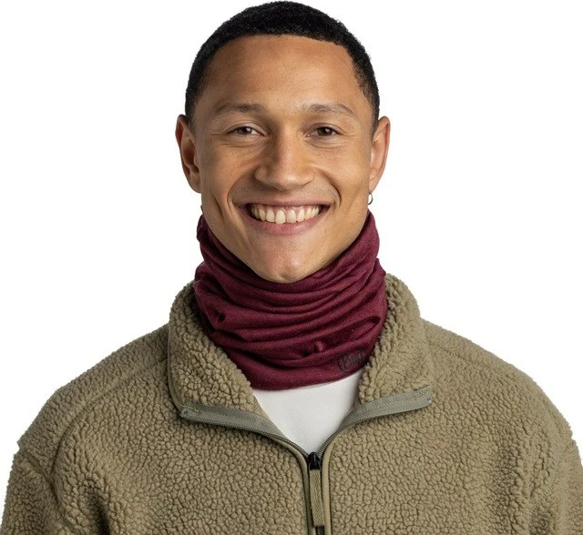 Shall multifunksional Buff Midweight Merino Wool, për të rritur, Uniseks, Kuq