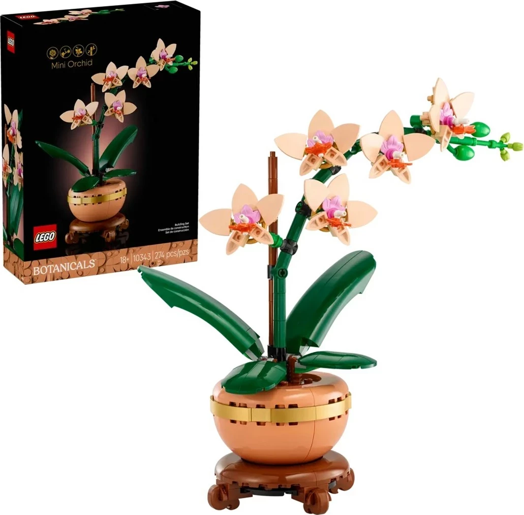Set LEGO ICONS 10343 The Botanical Collection - Mini Orchid