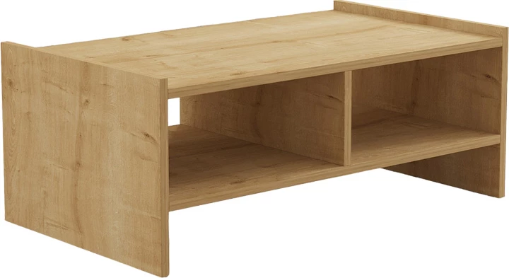 Tavolinë kafeje Tiena, ngjyrë lisi, 90x50x35cm