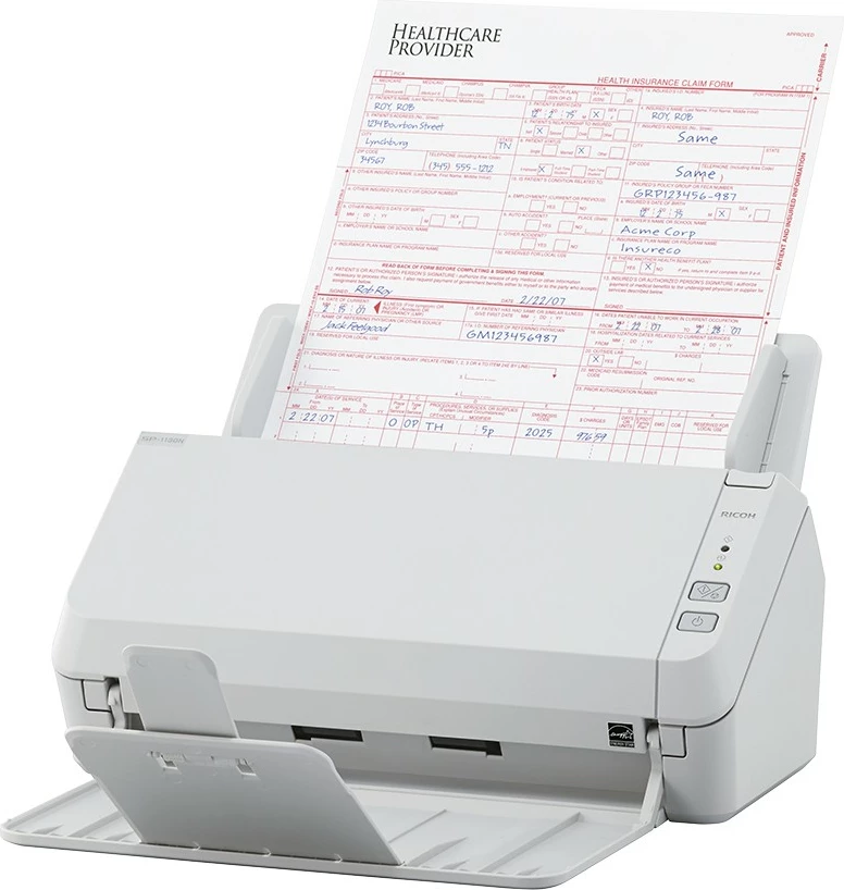 Skaner dokumentesh Ricoh SP-1130N, 30ppm, duplex, Ethernet, USB, ngjyrë gri