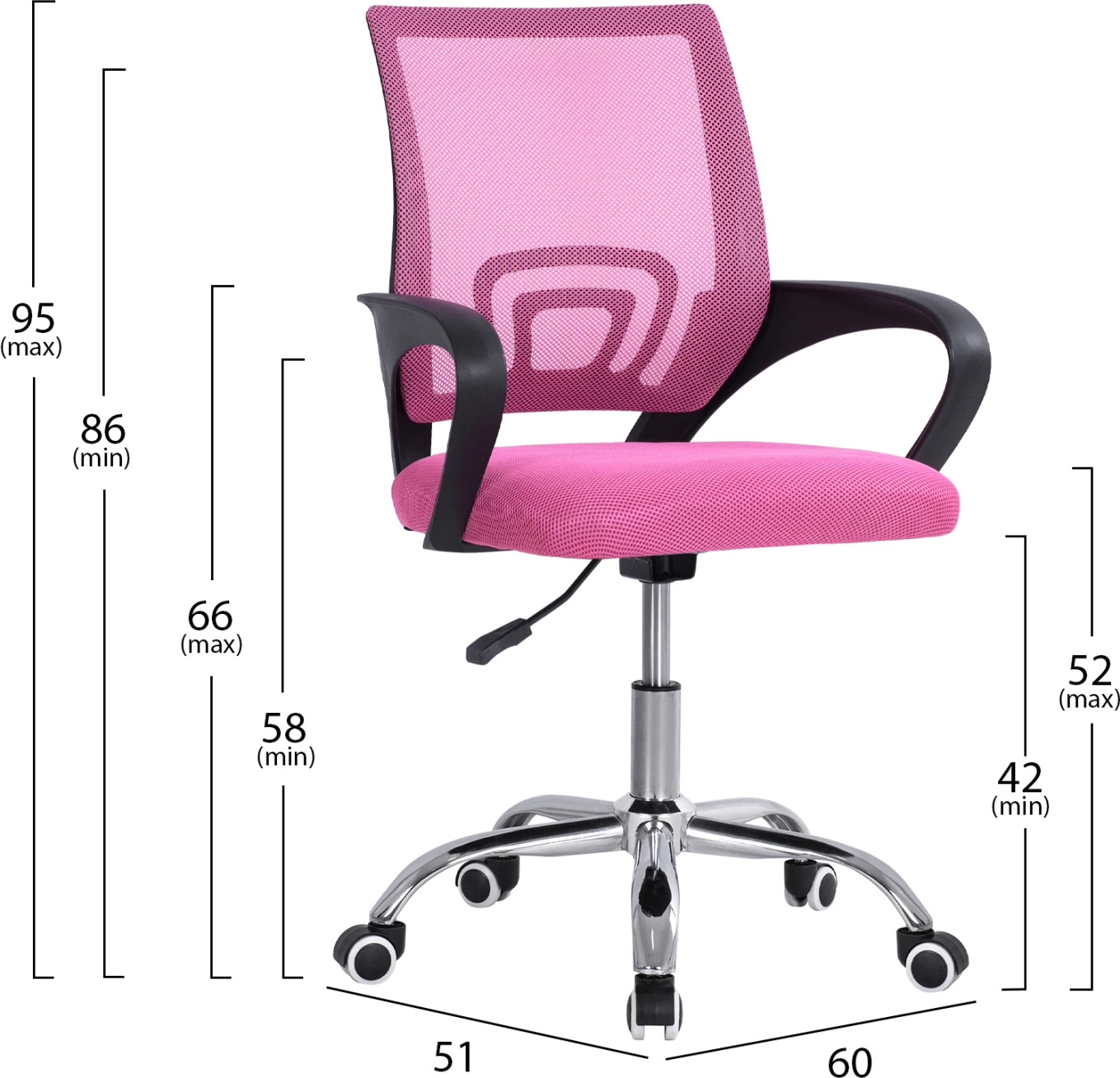 Karrige zyre BRISTONE FH1058.35, 60x51x95H cm.