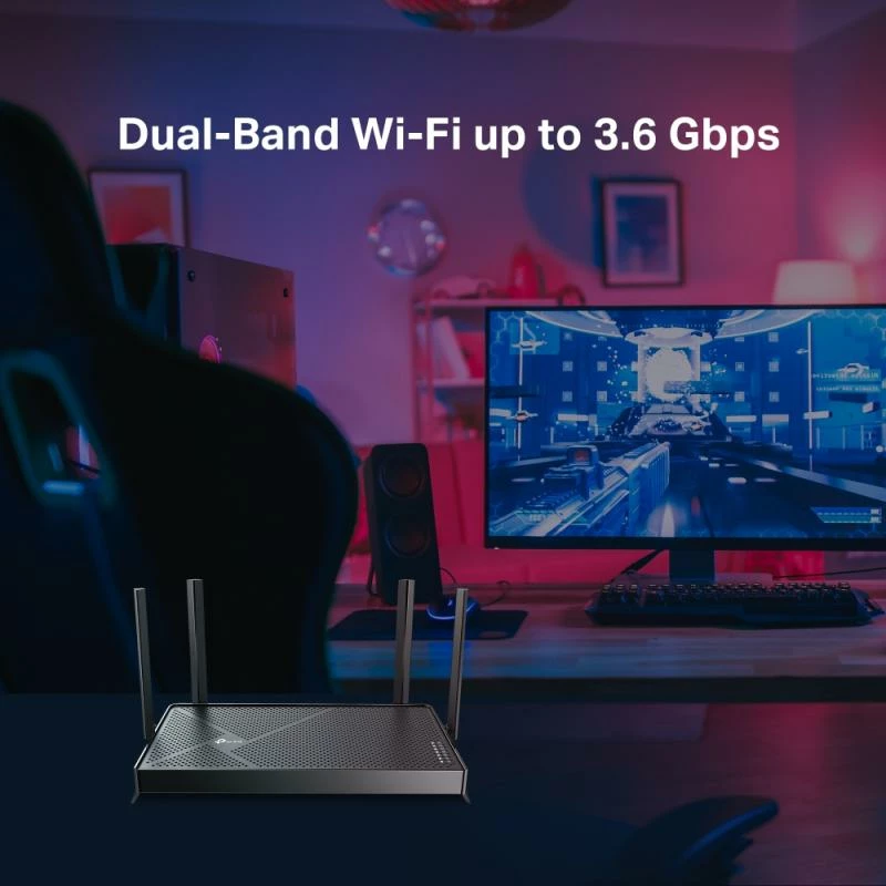 Router Wi‑Fi 7, TP-Link Archer BE230, BE3600 dual-band, porte 2.5Gbps WAN/LAN, USB 3.0, i zi
