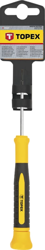 Kaçavidë precize Torx Topex 39D776 T6 135mm, e verdhë/zezë