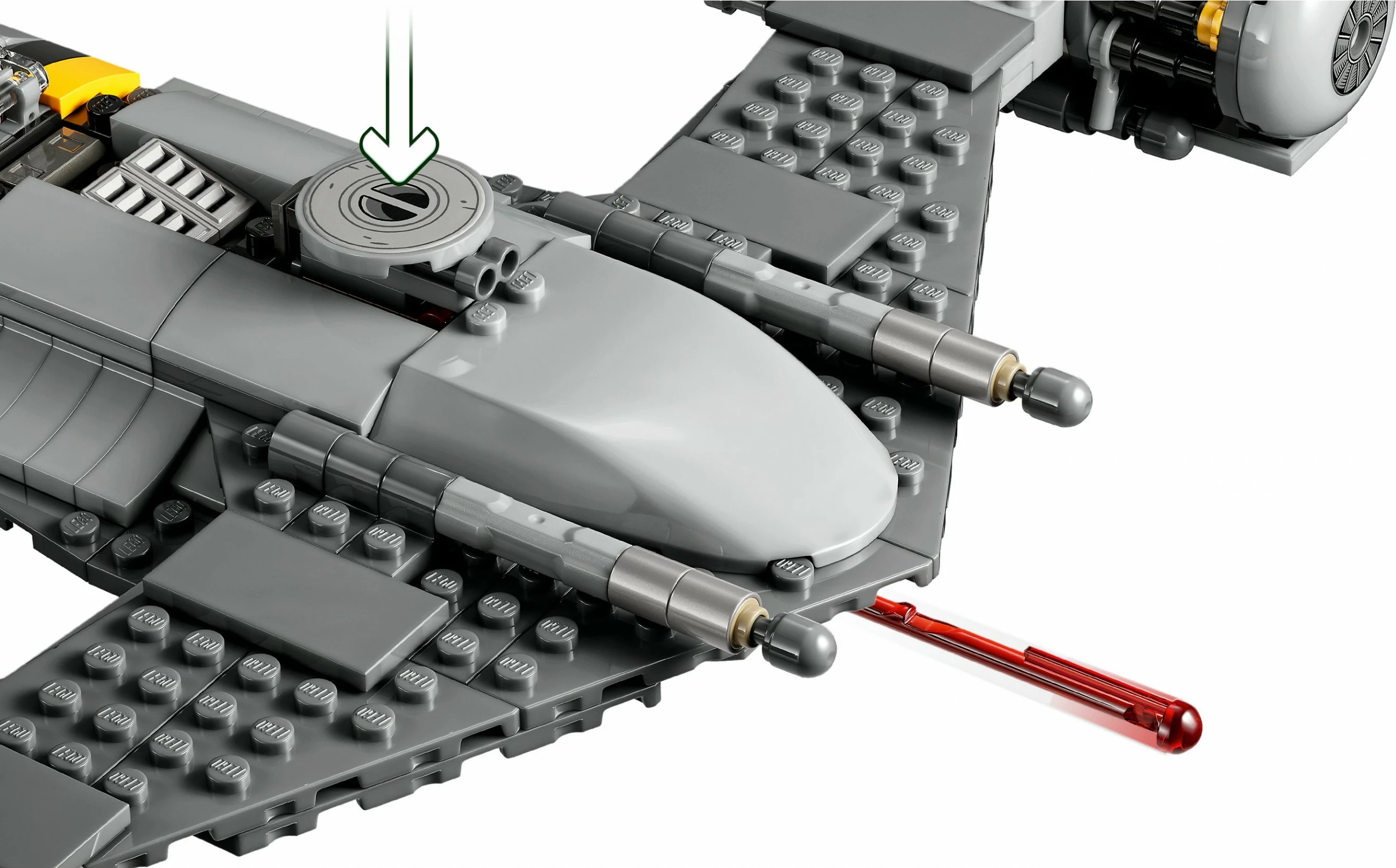 Set ndërtimi LEGO Star Wars The Mandalorian’s N-1 Starfighter, 412 pjesë, plastikë, shumëngjyrësh