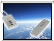 Ekran elektrik për projeksion ART EL F120 4:3, 120 inç, 244x183cm, me telekomandë