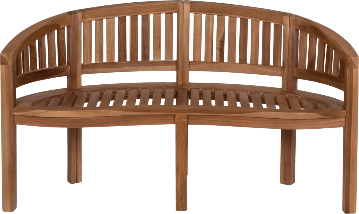 Stol dy vendesh CAPO FH9539 dru TEAK ngjyrë natyrale 149x59x86Hcm