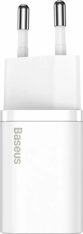Karikues Baseus Super Si BSU2026WHT 20W 1x USB-C PD/QC, i bardhë, pa kabllo