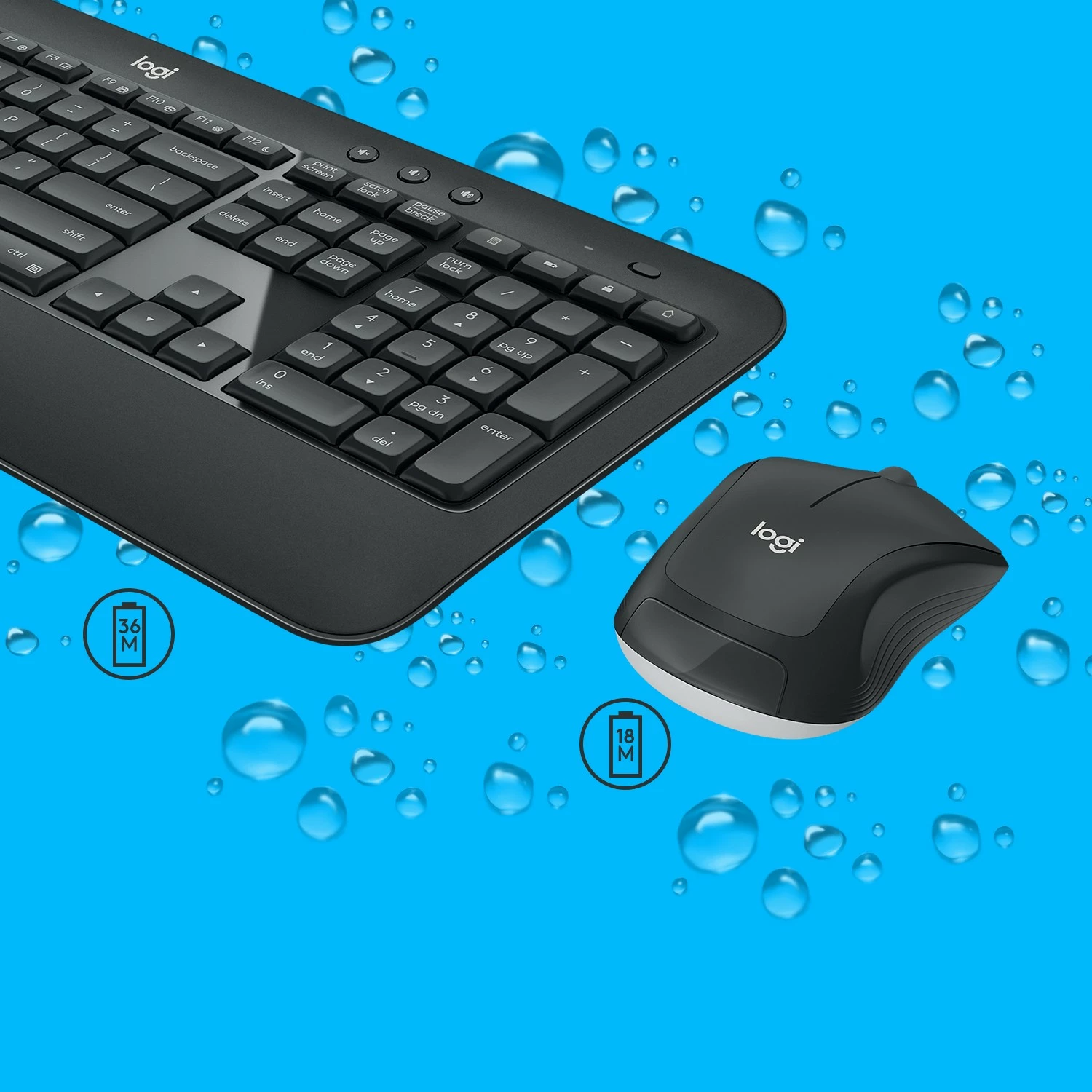 Set maus dhe tastierë Logitech MK540 Advanced, Wireless, QWERTY
