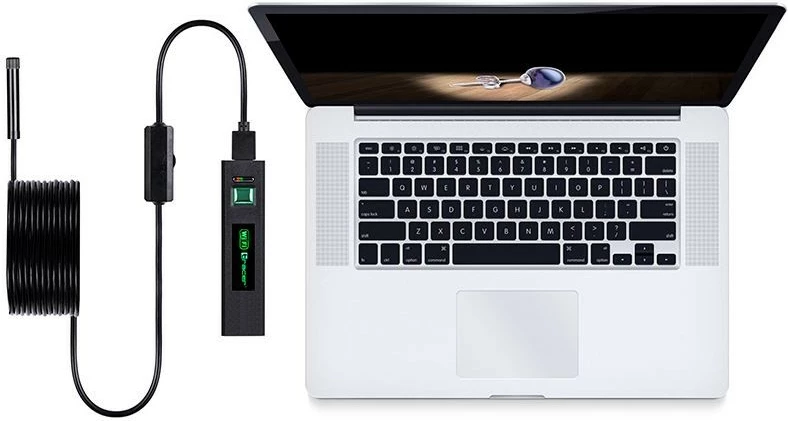 Kamerë endoskopike Tracer HardWire 5M 8MM LED WiFi, e zezë