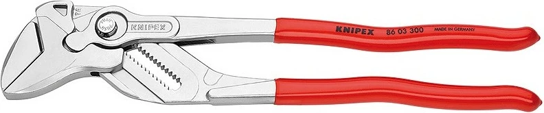 Knipex slip-joint pliers 86 03 300, 300mm, krom-vanadium, plastik, kuqe