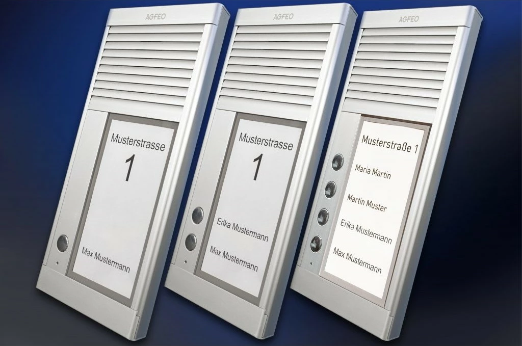 Interkom AGFEO DoorSpeak 4, i lidhur me kabllo, IP33, argjendtë