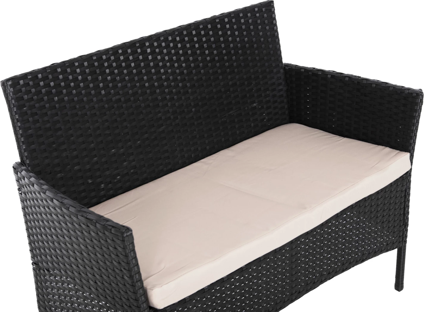 Set ulëse për kopsht STASIA FH6089.01, 4 pjesë, e zezë/bezhë